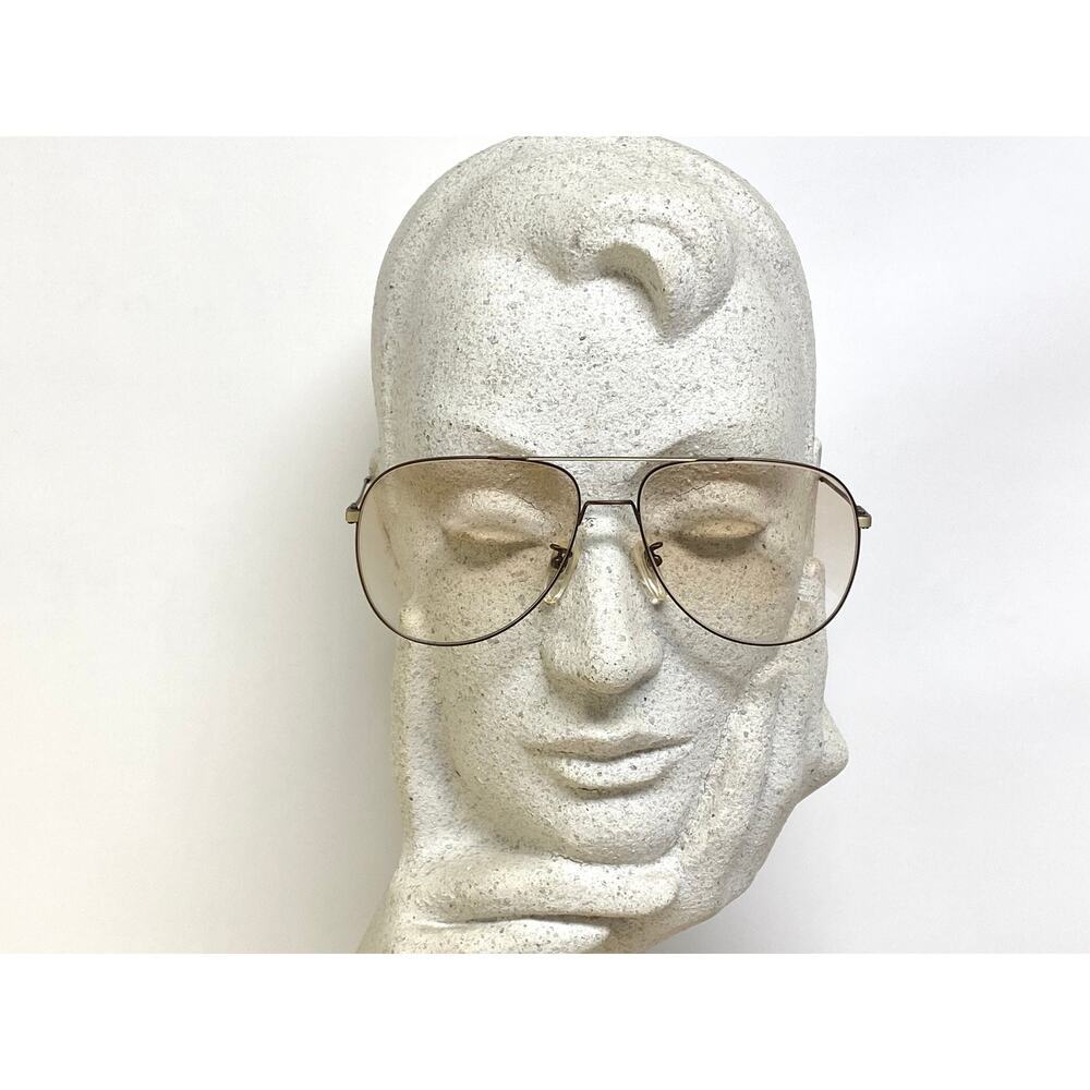 Marine Matte Oversized Aviator 1980s Vintage  *Add* Blue light, Polarized